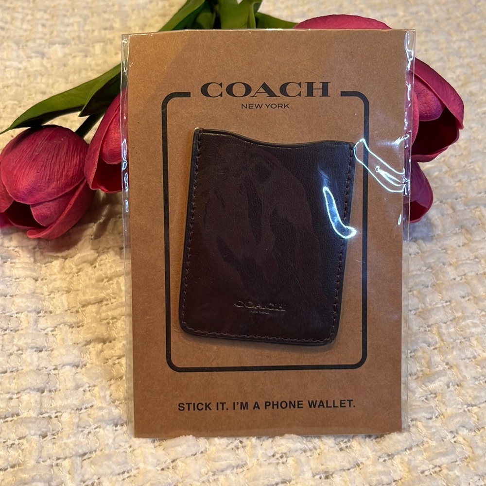 NWT Coach POCKET STICKER (COACH F24051) Father’s day gift